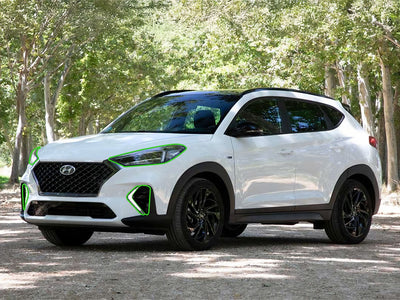 hyundai tucson 2019-2021 Headlight Protection Installation Location
