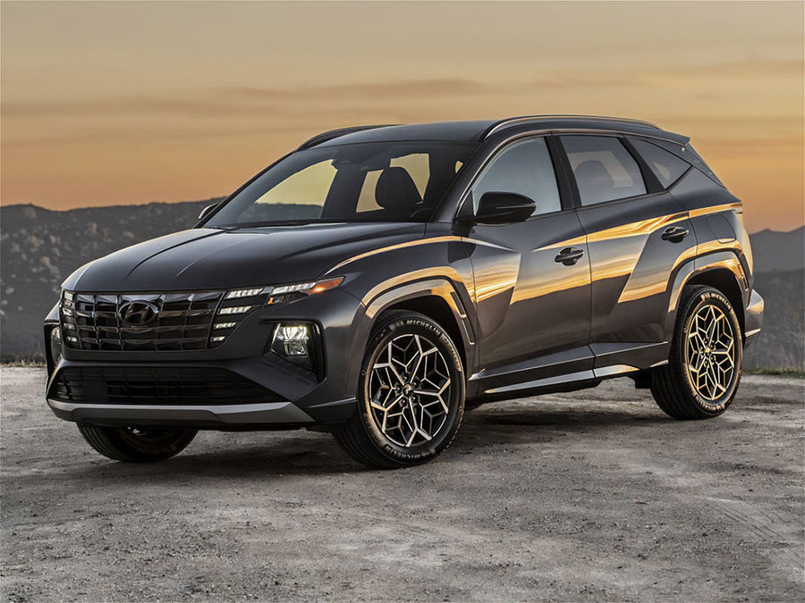 hyundai tucson 2022-2024 Piano Black Pillar Trim