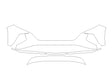 tucson 3M Clear Bra Bumper Precut PPF Diagram