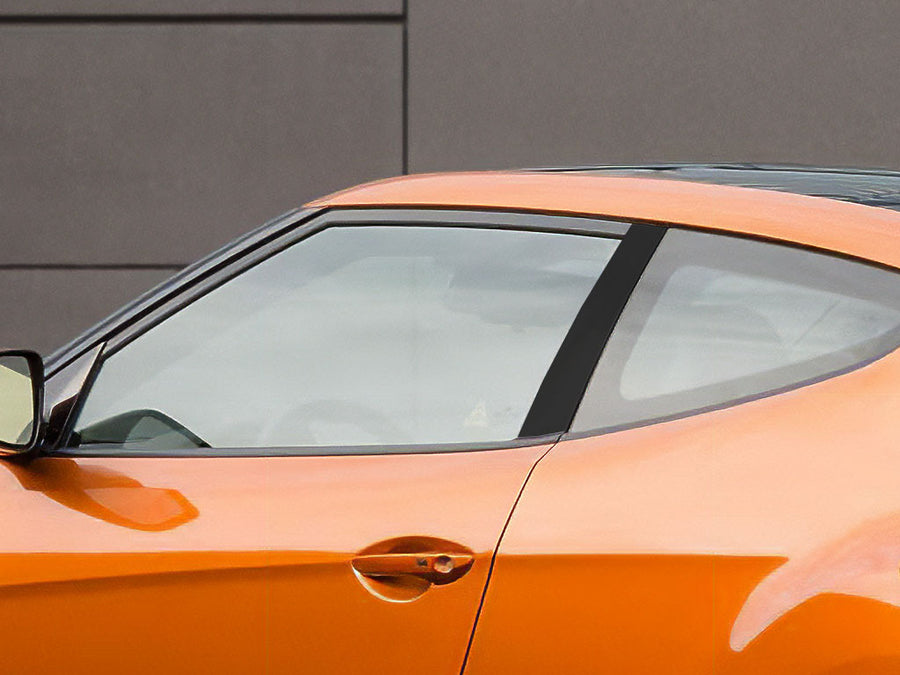 hyundai veloster 2012-2017 Gloss Black Pillar Cover Diagram
