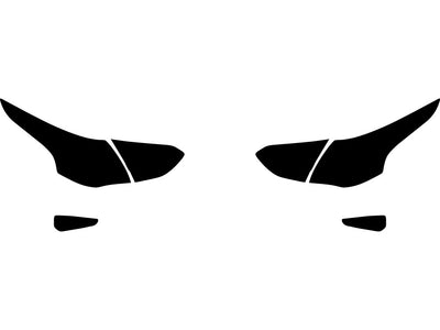 veloster Precut Tail Light Tint Diagram