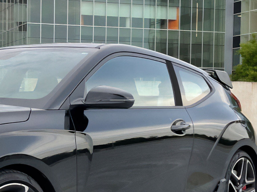 hyundai veloster 2019-2022 Matte Black Pillar Cover Diagram