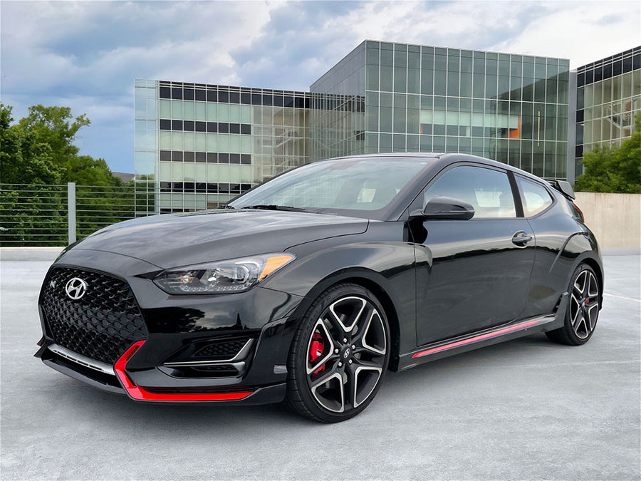 hyundai veloster 2019-2022 Matte Black Pillar Trim
