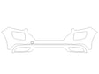 venue Avery Dennison Clear Bra Bumper Precut PPF Diagram
