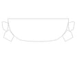 venue 3M Clear Bra Hood Precut PPF Diagram