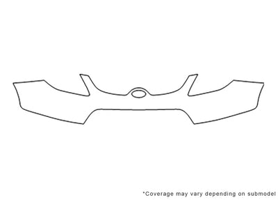 veracruz Avery Dennison Clear Bra Bumper Precut PPF Diagram