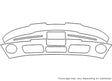xg350 3M Clear Bra Bumper Precut PPF Diagram