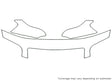 xg350 Avery Dennison Clear Bra Hood Precut PPF Diagram