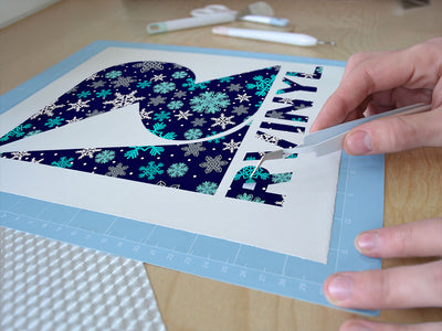 ice age snowflake Easy Weed Craft Vinyl