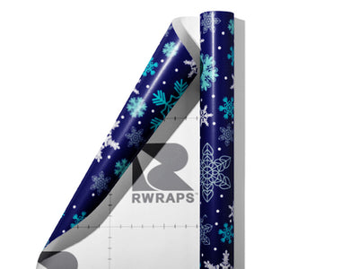 Ice Age Snow Wrap Film Sheets~Rwraps Series 914 Ice Age Snow Scrolled Sheet~3