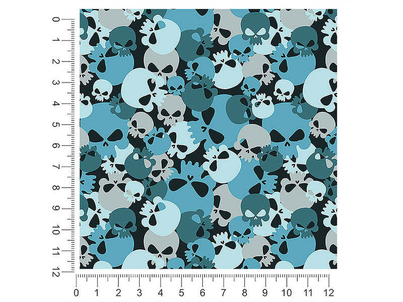 ice calvaria skull and bones 1ft x 1ft Craft Sheets