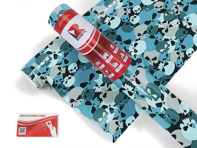 ice calvaria skull and bones Craft Vinyl Roll