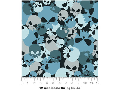 Ice Calvaria Halloween Vinyl Film Pattern Size 12 inch Scale~Rwraps Ice Calvaria Halloween Sizing Chart~2