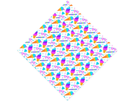 Ice Cream Summertime Vinyl Wrap Pattern