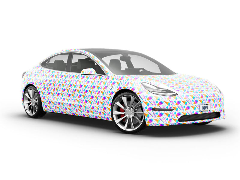 Ice Cream Summertime Vehicle Vinyl Wrap