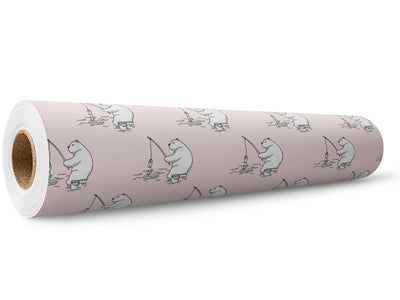 Ice Fishing Animal Wrap Film Wholesale Roll~Rwraps Series 914 Digitally Printed Vinyl Roll~5