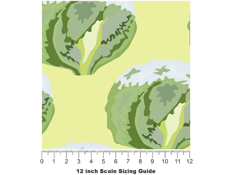 Iceberg Maverick Vegetable Vinyl Film Pattern Size 12 inch Scale~Rwraps Iceberg Maverick Vegetable Sizing Chart~2