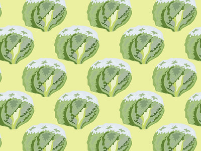 Iceberg Maverick Vegetable Vinyl Wrap Pattern~Rwraps Series 914 Digitally Printed Vinyl Wrap~0