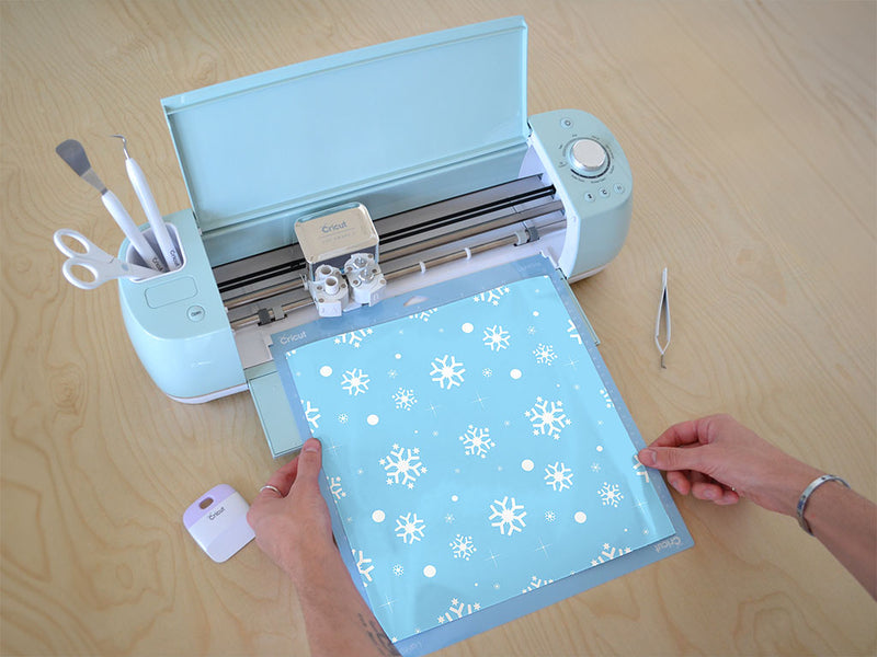 iced out snowflake Cricut Compatible Vinyl