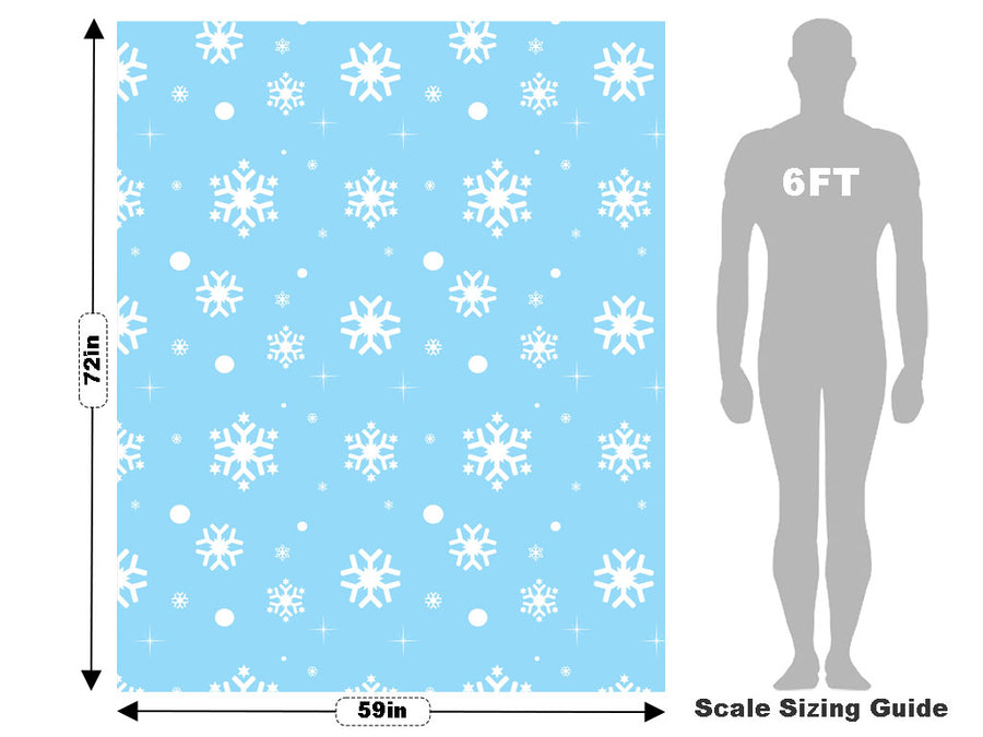 Iced Out Snow Vehicle Wrap Scale~Rwraps Series 914 Iced Out Snow Measurements~1