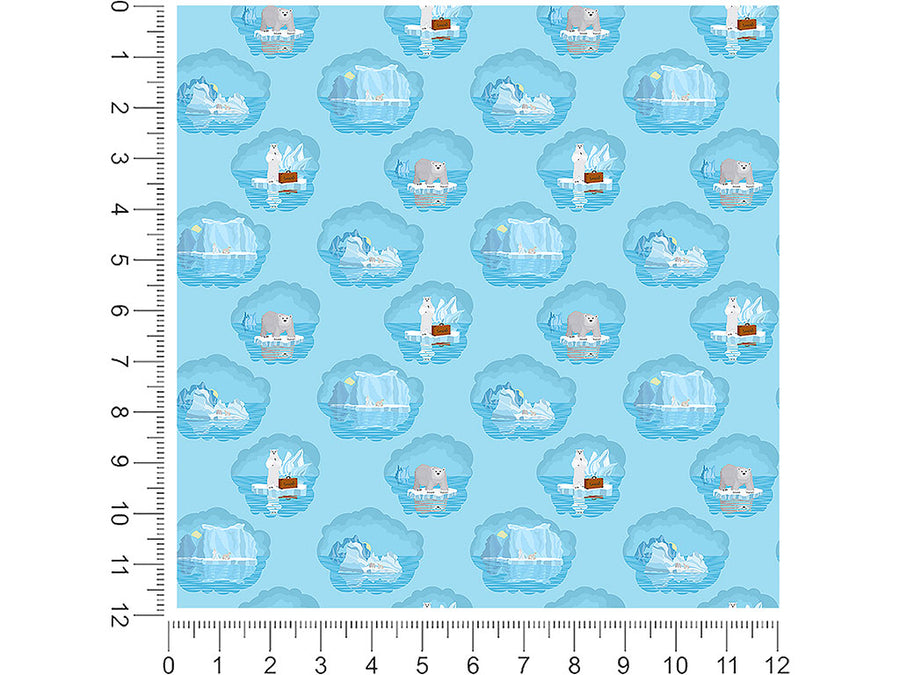 icy reflections animal 1ft x 1ft Craft Sheets