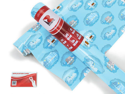 icy reflections animal Craft Vinyl Roll