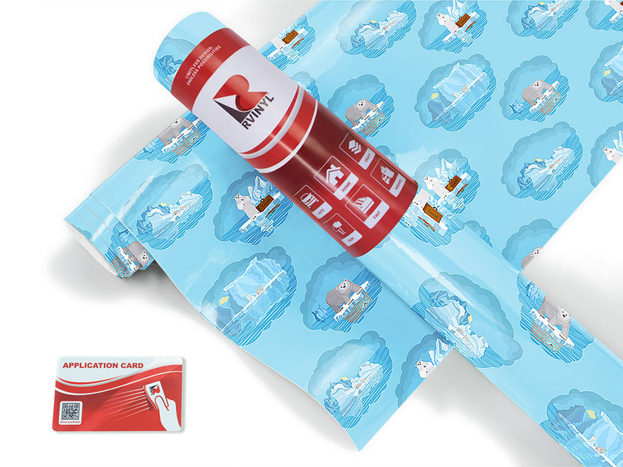 icy reflections animal Craft Vinyl Roll
