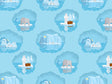 Icy Reflections Animal Vinyl Wrap Pattern~Rwraps Series 914 Digitally Printed Vinyl Wrap~0