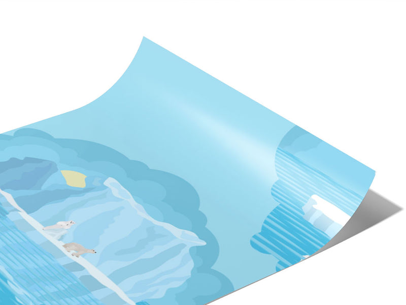 Icy Reflections Animal Vinyl Wraps~Rwraps Series 914 Digitally Printed Vinyl Wrap~0