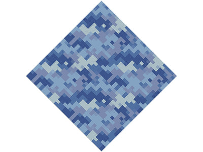 Icy Tundra Pixel Vinyl Wrap Pattern