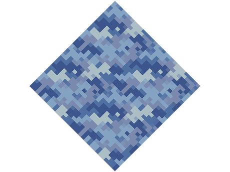 Icy Tundra Pixel Vinyl Wrap Pattern