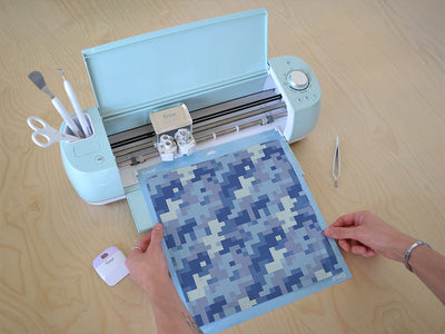 icy tundra pixel Cricut Compatible Vinyl