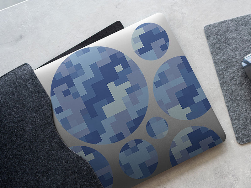 icy tundra pixel DIY Laptop Stickers