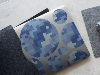 icy tundra pixel DIY Laptop Stickers