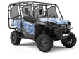 Icy Tundra Pixel Utility Vehicle Vinyl Wrap