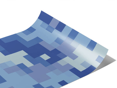 Icy Tundra Pixel Vinyl Wraps~Rwraps Series 914 Digitally Printed Vinyl Wrap~0