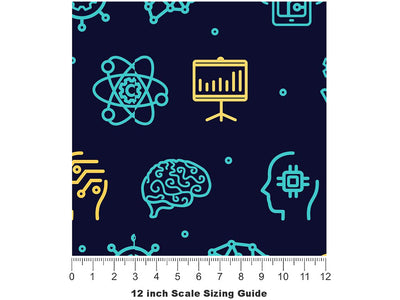 Idea Security Technology Vinyl Film Pattern Size 12 inch Scale~Rwraps Idea Security Technology Sizing Chart~3