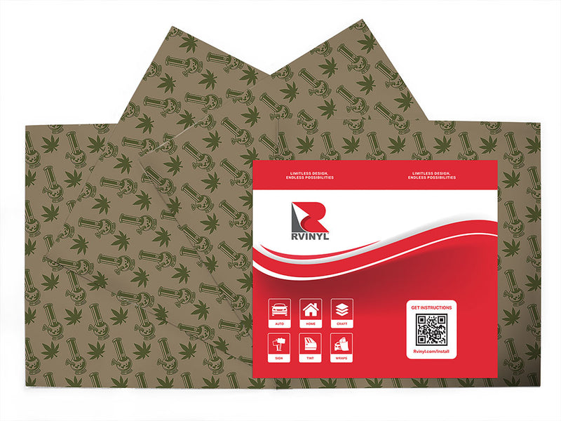idle hands cannabis Craft Vinyl Sheet Pack