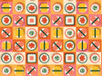 Ikura Art Food Vinyl Wrap Pattern~Rwraps Series 914 Digitally Printed Vinyl Wrap~0
