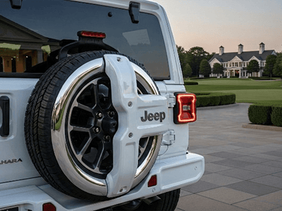 Jeep Wrangler wrapped in SuperGloss HXONE™ Supreme White car wrap film HXONE100