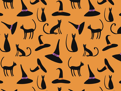 Impatient Familiar Witch Vinyl Wrap Pattern~Rwraps Series 914 Digitally Printed Vinyl Wrap~0