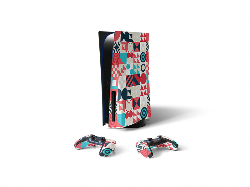 imperious designs mosaic Sony PS5 DIY Skin