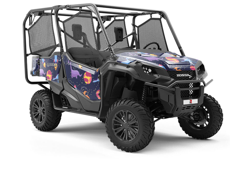 In Space Dinosaur Utility Vehicle Vinyl Wrap