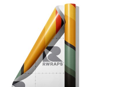 In the Groove Retro Wrap Film Sheets~Rwraps Series 914 In the Groove Retro Scrolled Sheet~3