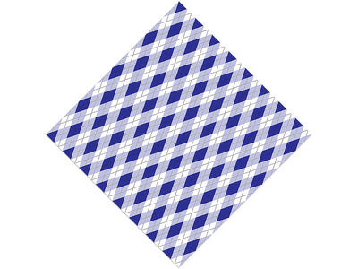 In the Navy Argyle Vinyl Wrap Pattern
