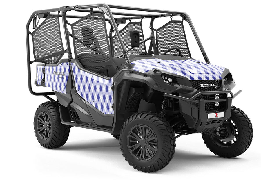 In the Navy Argyle Utility Vehicle Vinyl Wrap