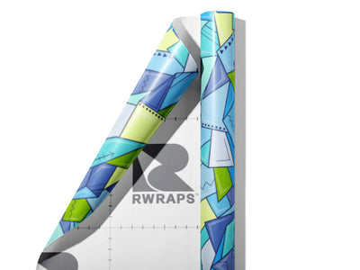 Independent Studies Mosaic Wrap Film Sheets~Rwraps Series 914 Independent Studies Mosaic Scrolled Sheet~3