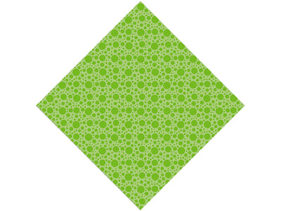 India Green Polka Dot Vinyl Wrap Pattern
