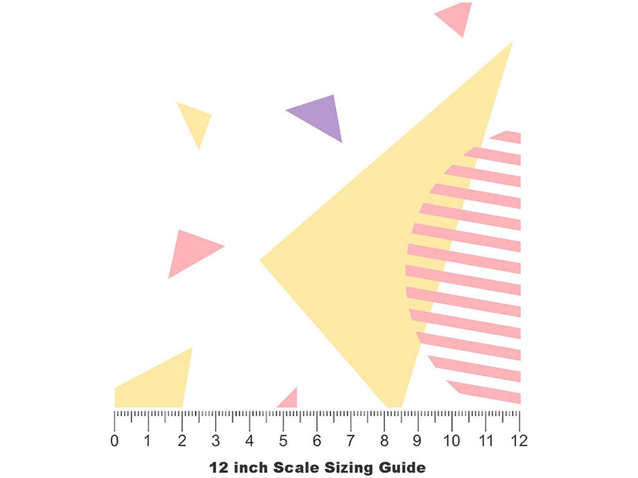 Indie GoGo Abstract Vinyl Film Pattern Size 12 inch Scale~Rwraps Indie GoGo Abstract Sizing Chart~2