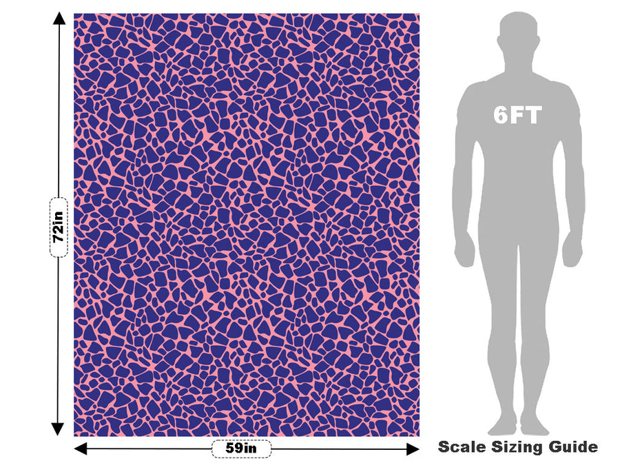 Indigo  Cobblestone Vehicle Wrap Scale~Rwraps Series 914 Indigo  Cobblestone Measurements~2